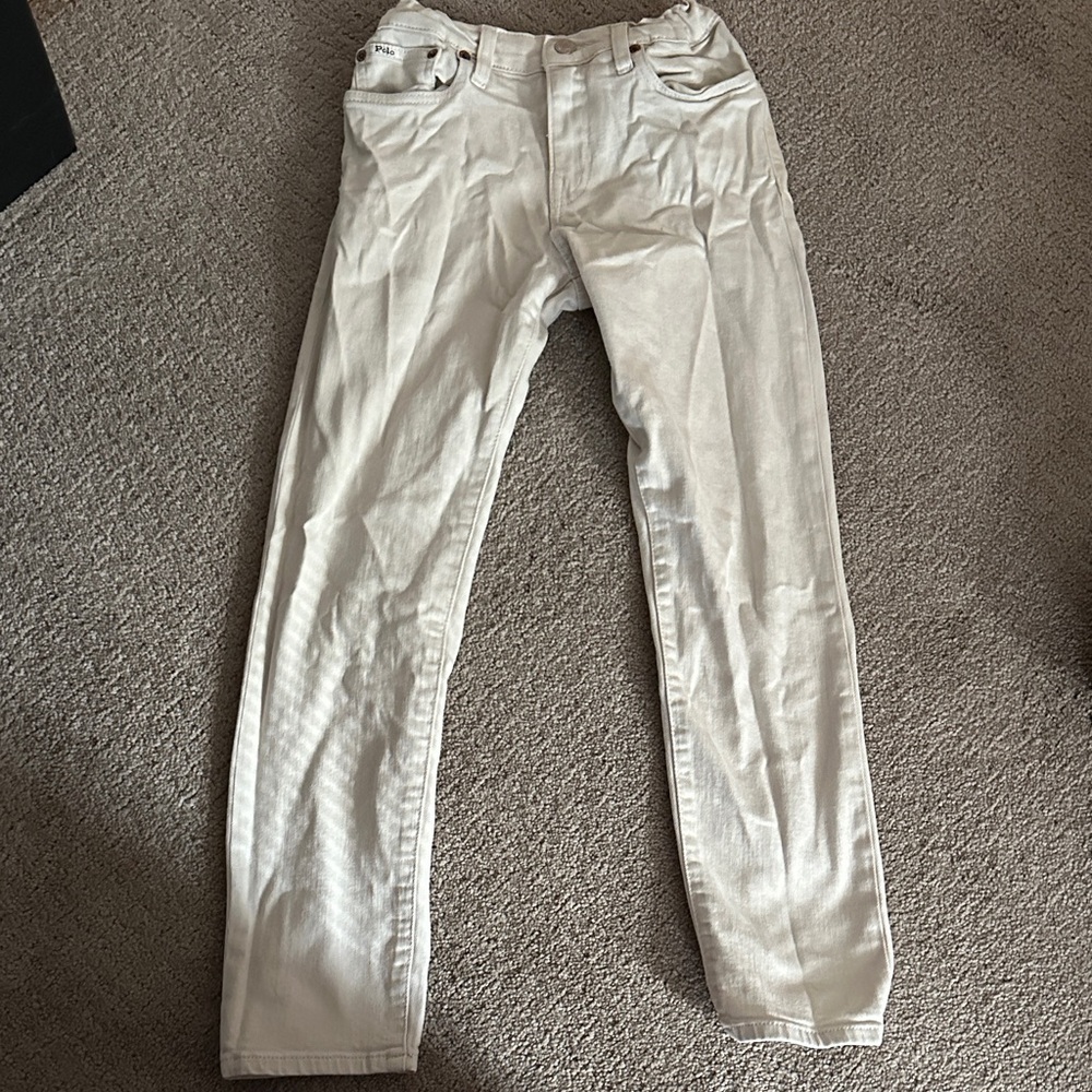 Polo by Ralph Lauren Kids Cream Jeans